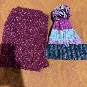 Colorful Knit Hat and Scarf Set for Kids(4 pieces)